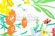 Les Fleures de Toulon Original White Wallpaper