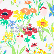 Les Fleures de Toulon Original White Fabric