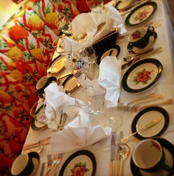 Marigolds Orange Fabric