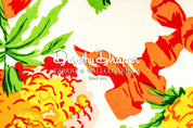 Marigolds Orange Fabric