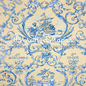 Martiniek Blue & Yellow Fabric