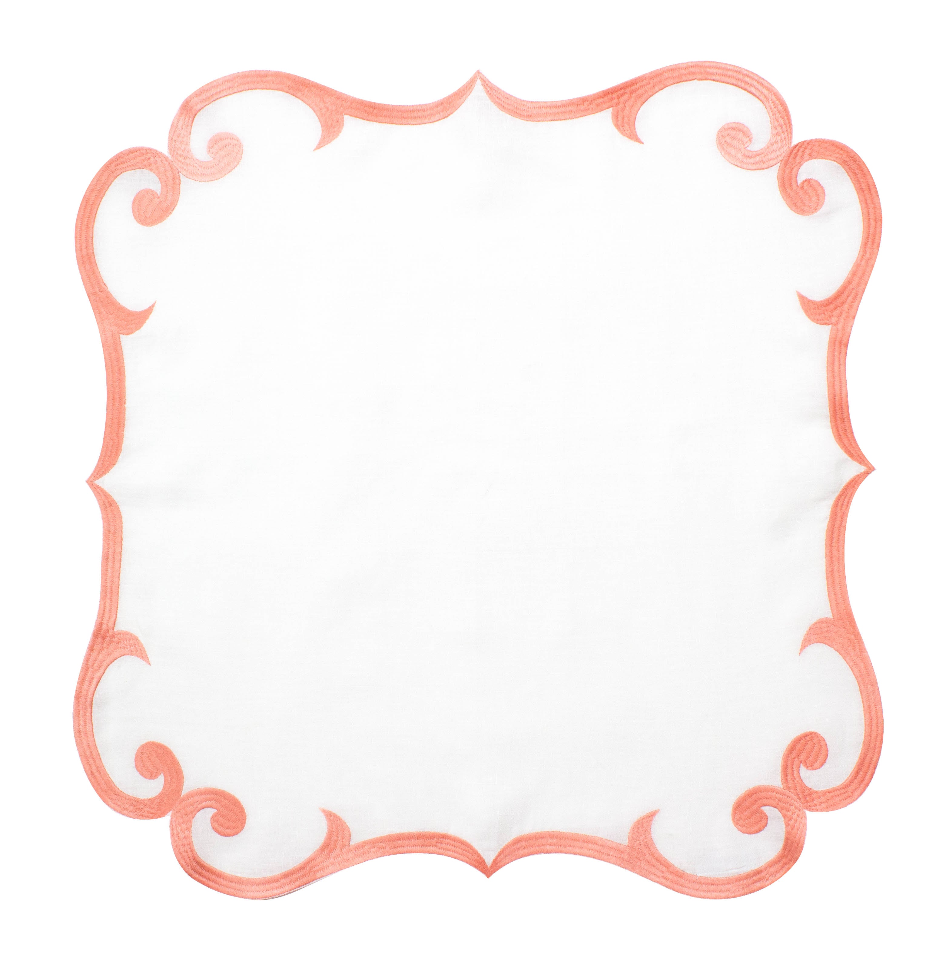 Dinner Napkin~ Set of Four Draper Linen Scroll