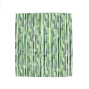 Set of Four Napkins - Strie Dance Key Lime Green