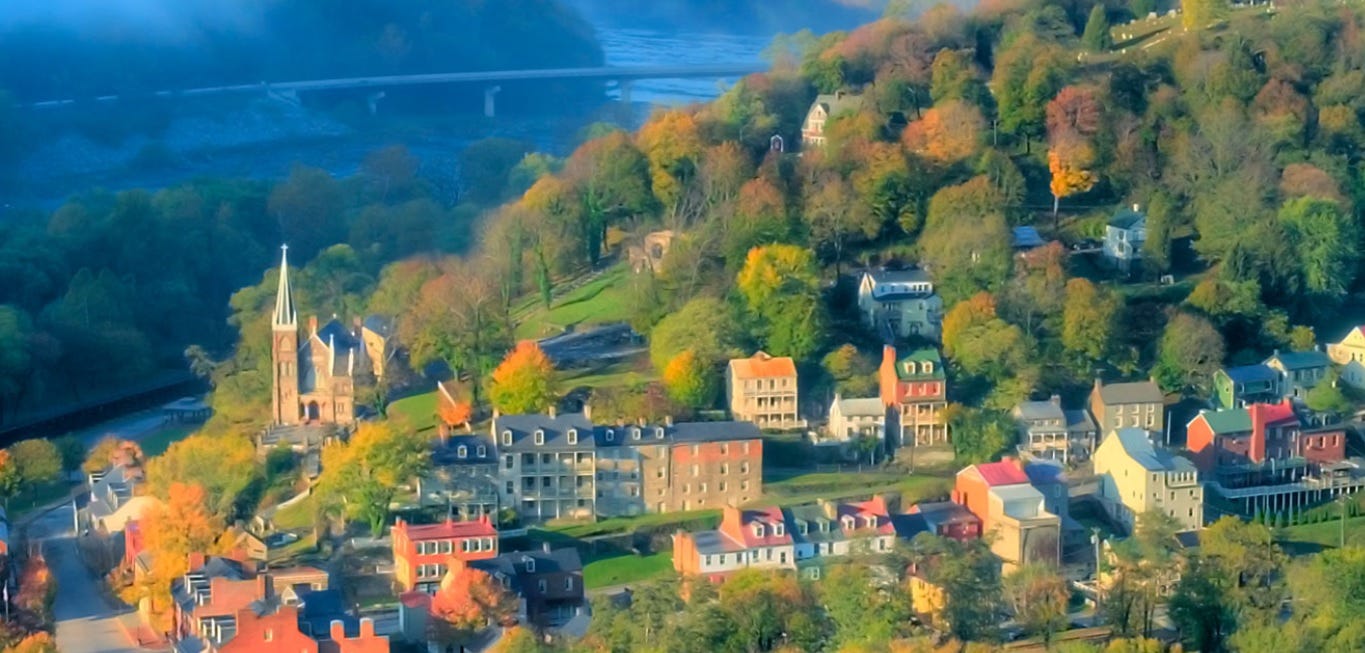 Country roads lead to historic town in West Virginia