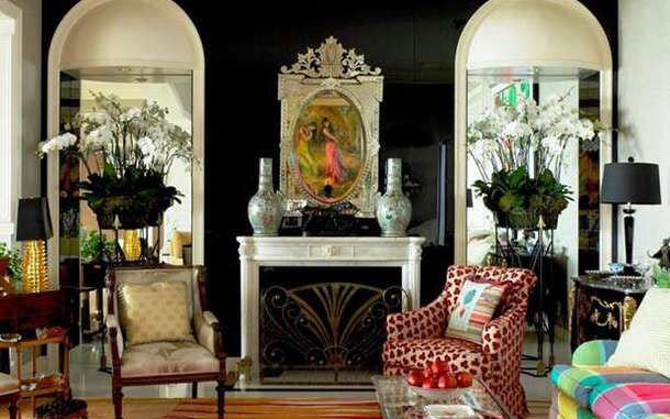 Black can add glamorous backdrop to your rooms