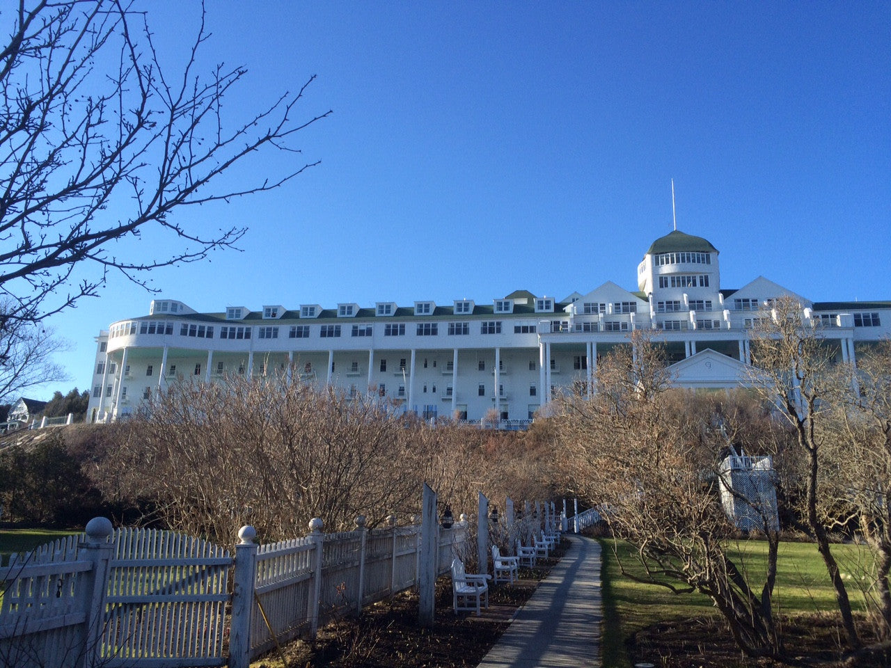 Spring is in the air at Grand Hotel Mackinac Island, Michigan!