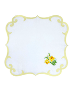 Linen Dinner Napkins (Set of Four) Yellow Daffodil