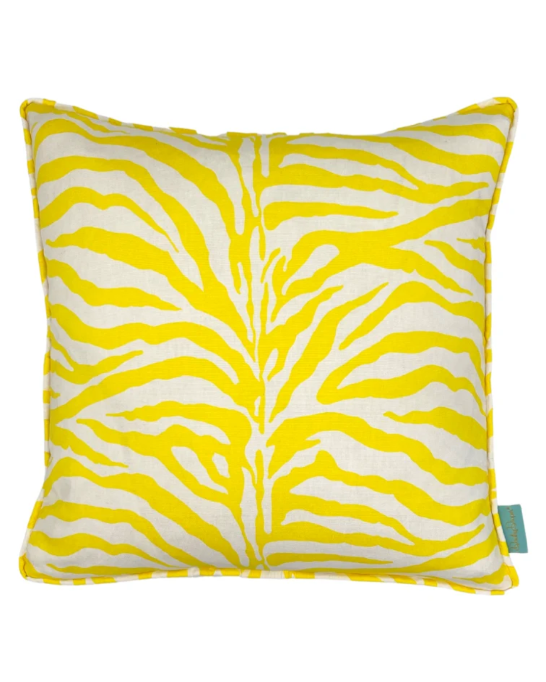 On Safari Throw Pillow - Yellow
