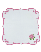 Linen Dinner Napkin (Set of Four)~ Rhododendron