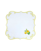 Linen Dinner Napkins (Set of Four) Yellow Daffodil