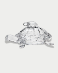 Mackinac Turtles Crystal Lidded Dish Small