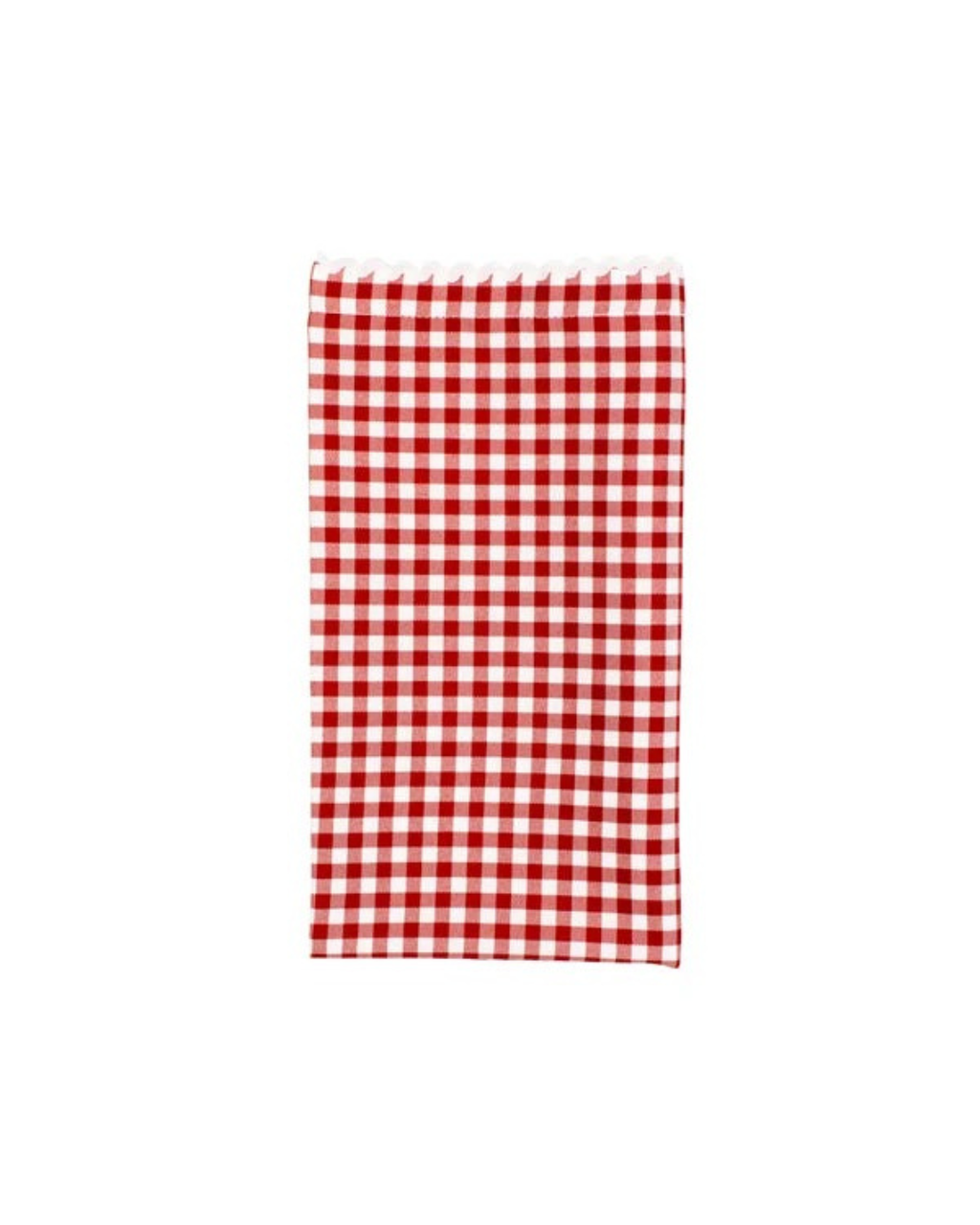 Set of Four Dinner Gingham Napkins ~ Red