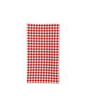 Set of Four Dinner Gingham Napkins ~ Red