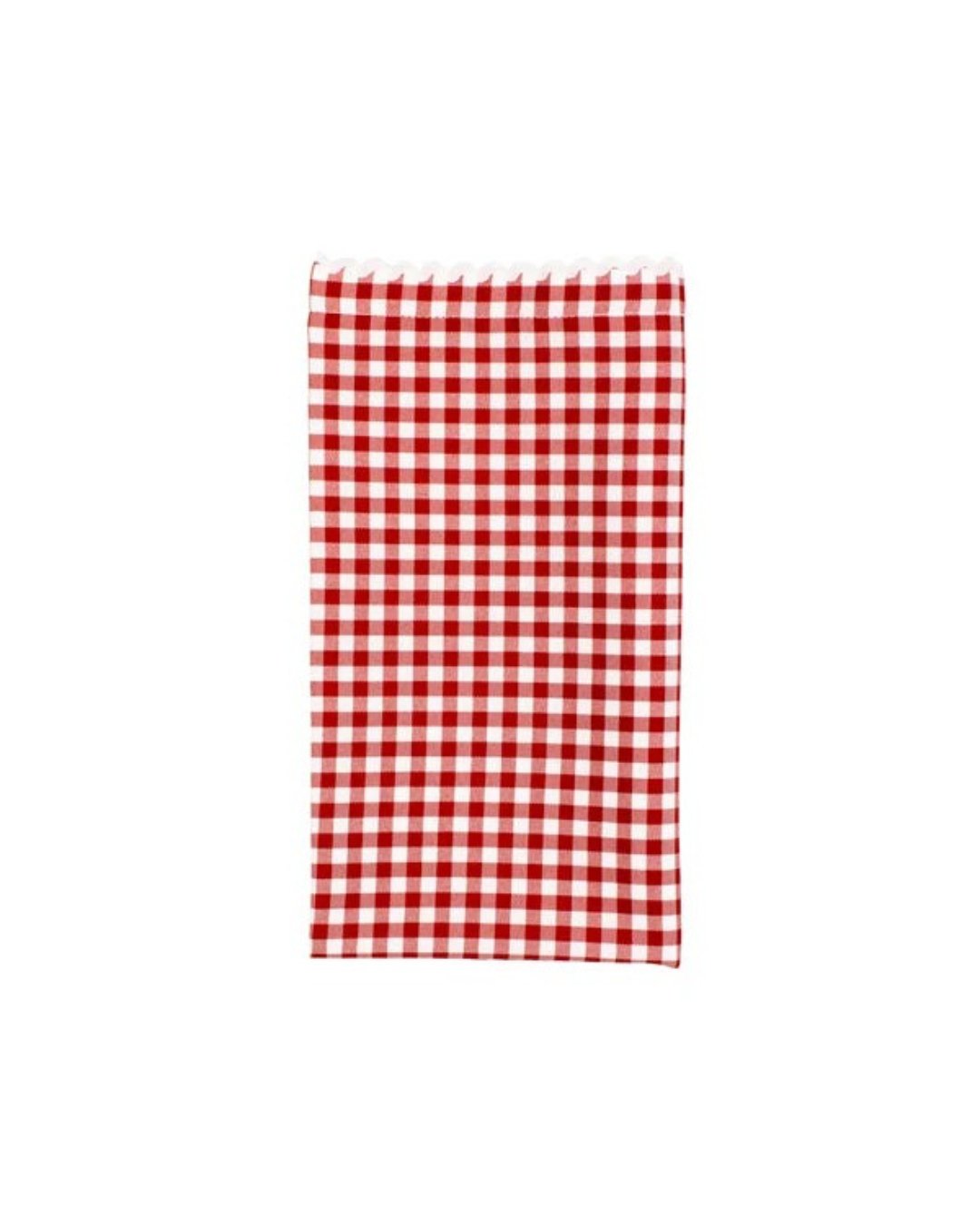 Set of Four Dinner Gingham Napkins ~ Red
