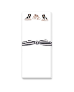 Staffordshire Dogs Notepad Skinny