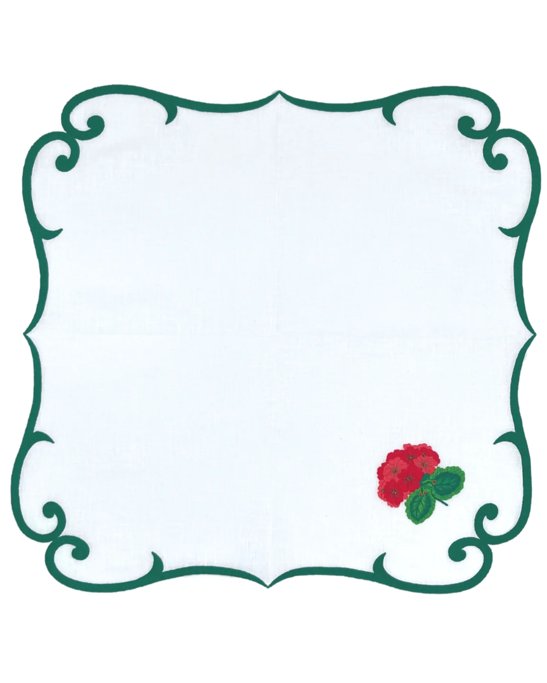 Linen Dinner Napkin (Set of Four) - Geranium