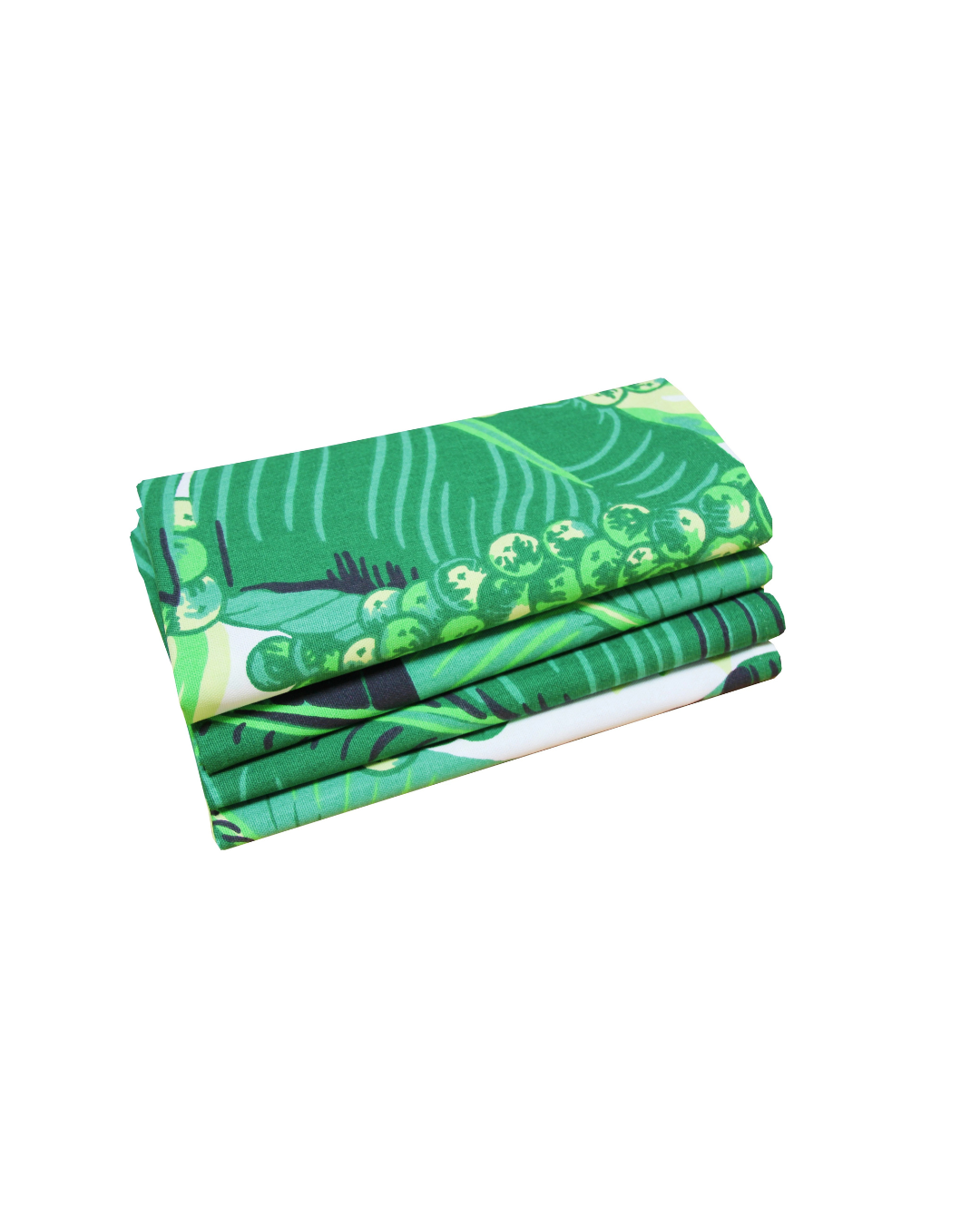 Set of Four Brazilliance Green Napkins