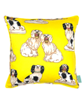 Francie & Grover Throw Pillow - Yellow