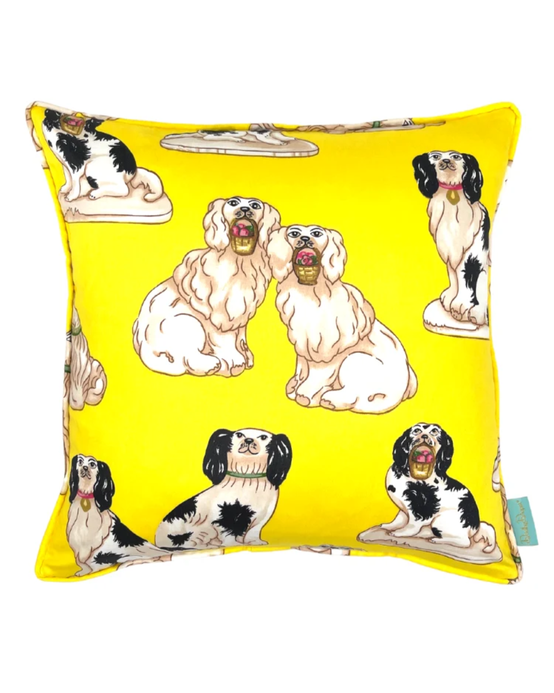 Francie & Grover Throw Pillow - Yellow