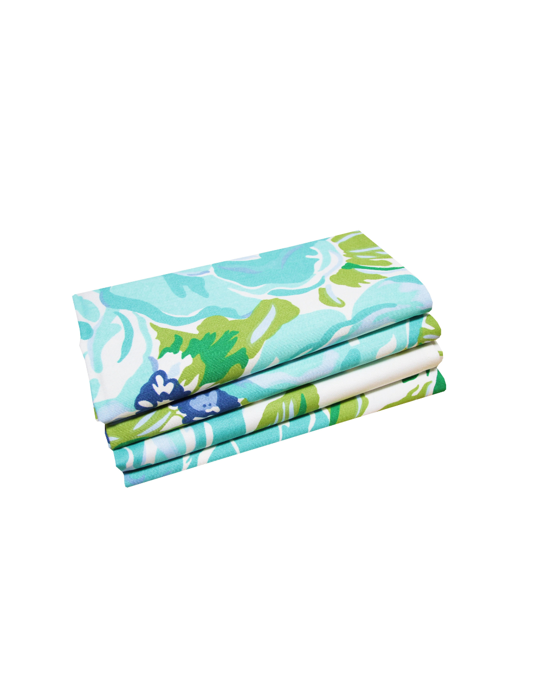 Set of Four Napkins - Princess Grace Rose Blue