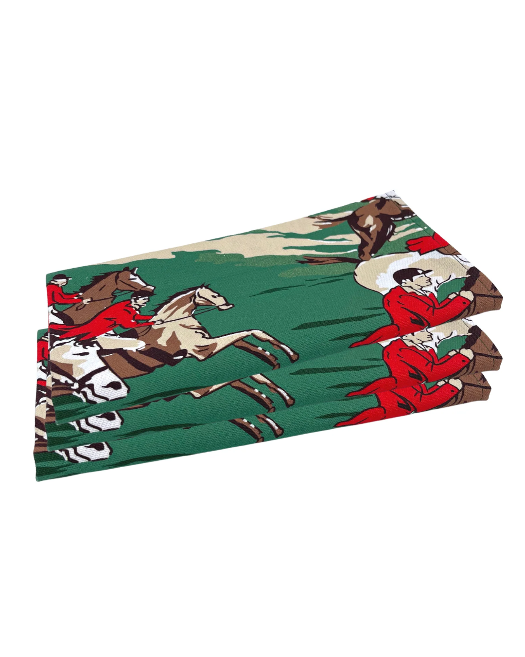 Set of Four Dinner Napkins - Tally Ho!