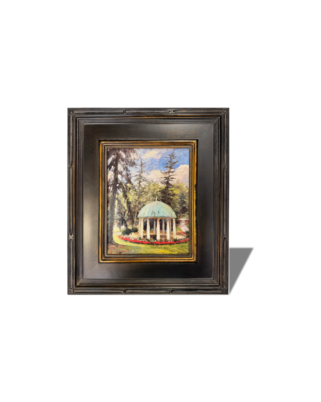 'Greenbrier Springhouse' Framed Giclee Print