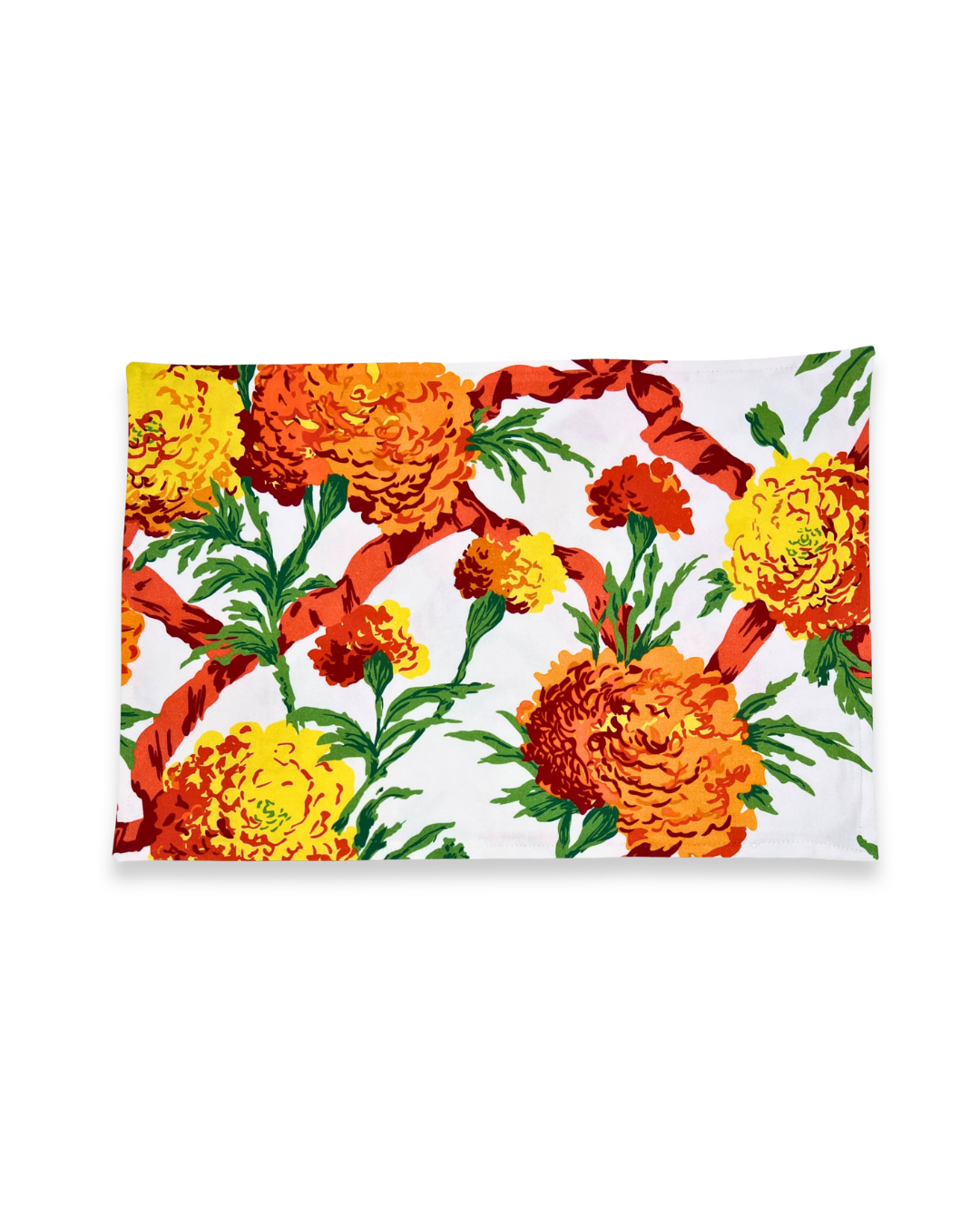 Set of Four Placemats - Marigolds Orange
