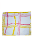 Set of Four Placemats - Nahant Ribbon Pink/Lemonade
