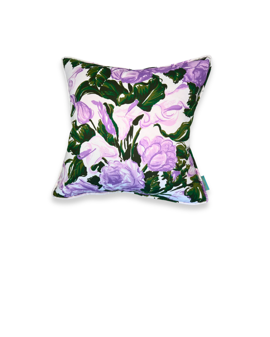 Saratoga Rose Throw Pillow - Lilac
