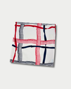 Set of Four Napkins - Nahant Ribbon Red/Blue