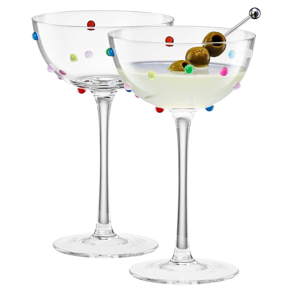 Confetti Coupe Glass