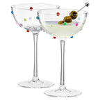 Confetti Coupe Glass