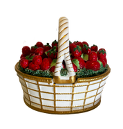 Vintage Mottahedeh Strawberry Lidded Basket
