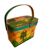 Vintage Golf Basket Handbag