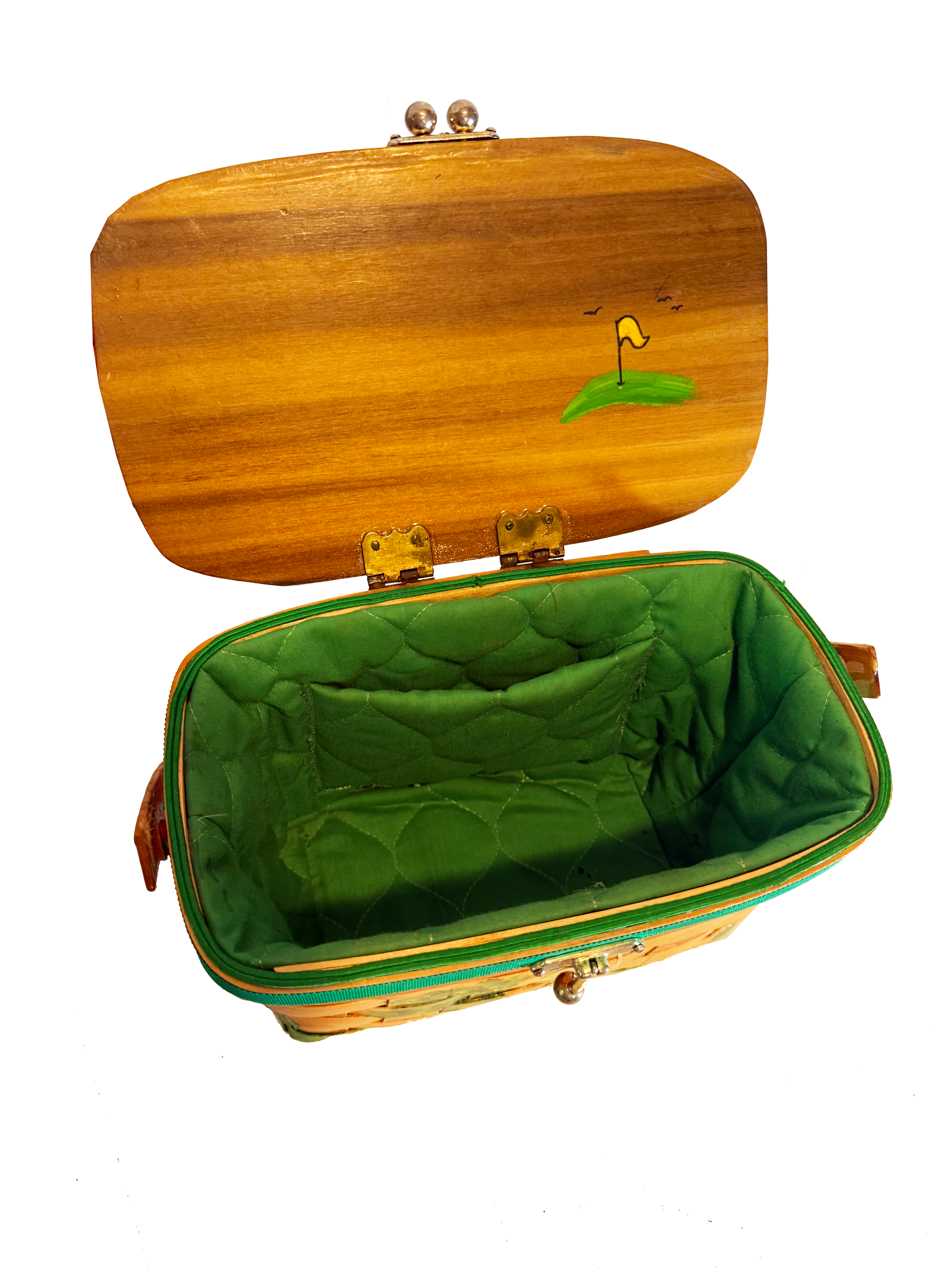 Vintage Golf Basket Handbag
