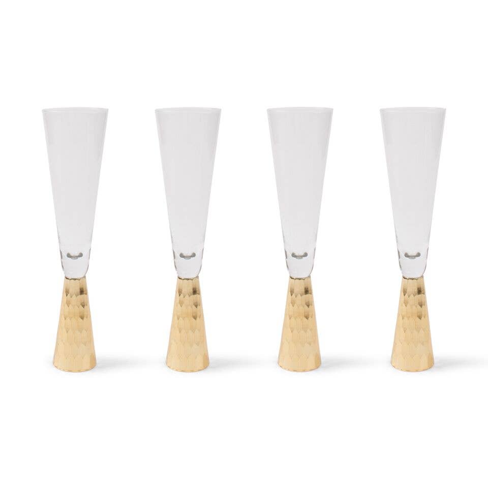 Geometric Champagne Flute