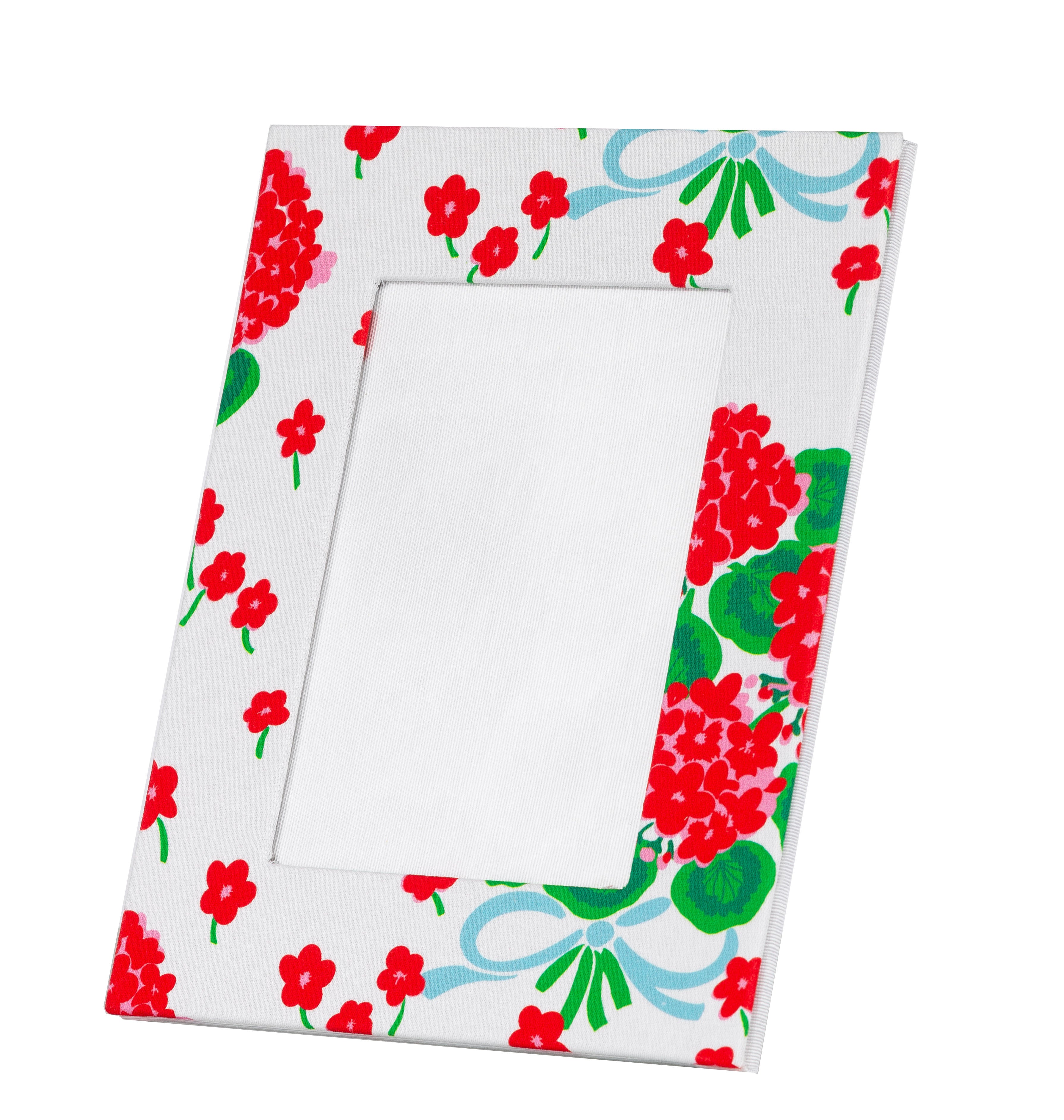 Draper Fabric Picture Frame - Geranium Ribbon