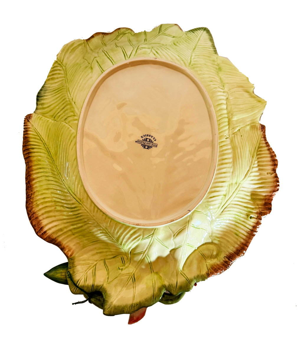 Vintage Ceramic Lily Platter