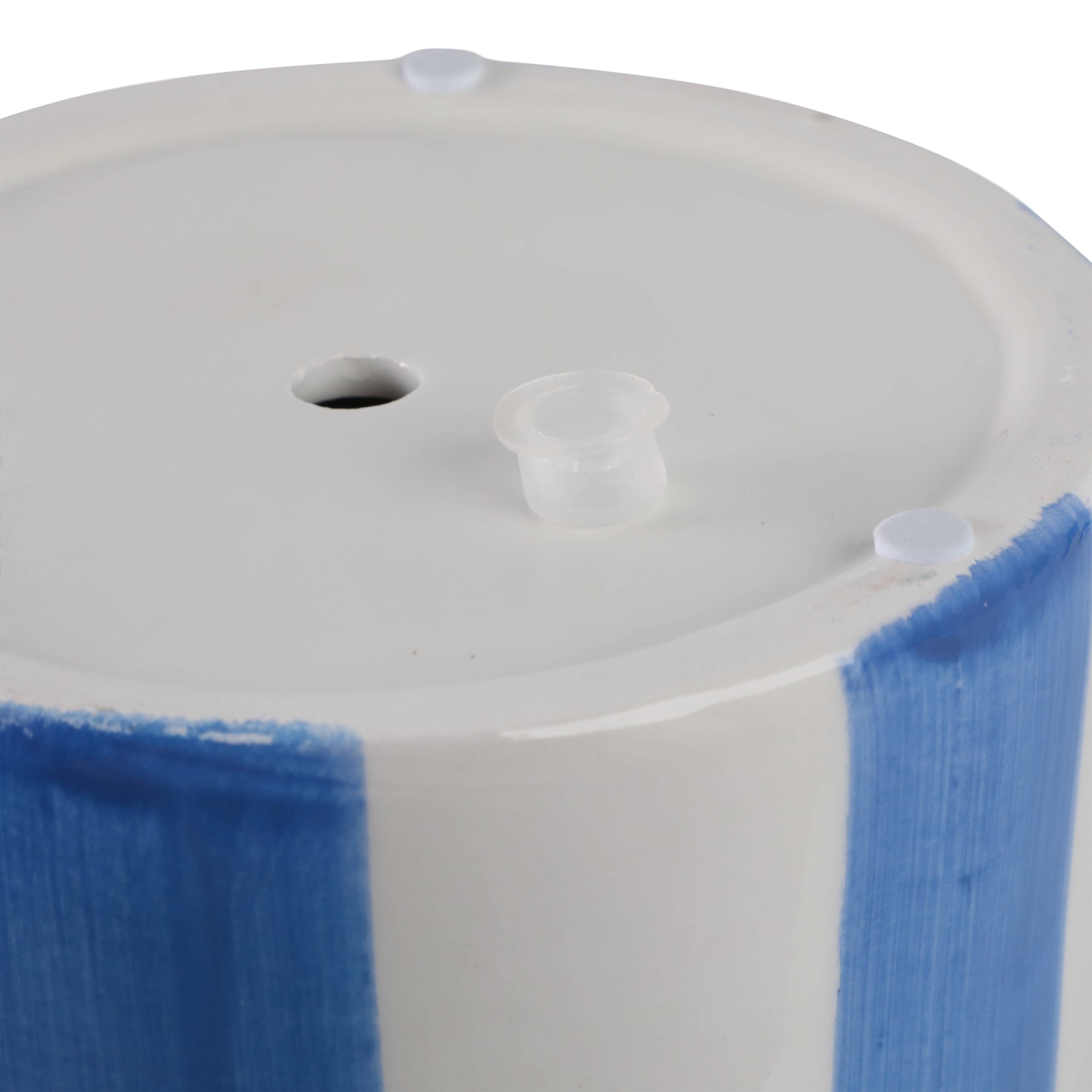 Scallop Stripe Cache Pot