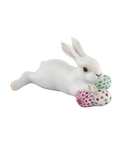 Herend Lying Bunny With Eggs