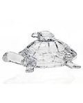 Mackinac Turtles Crystal Lidded Dish Small