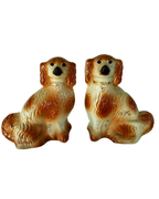 Vintage Staffordshire Dogs Pair
