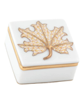 Herend Maple Leaf Box