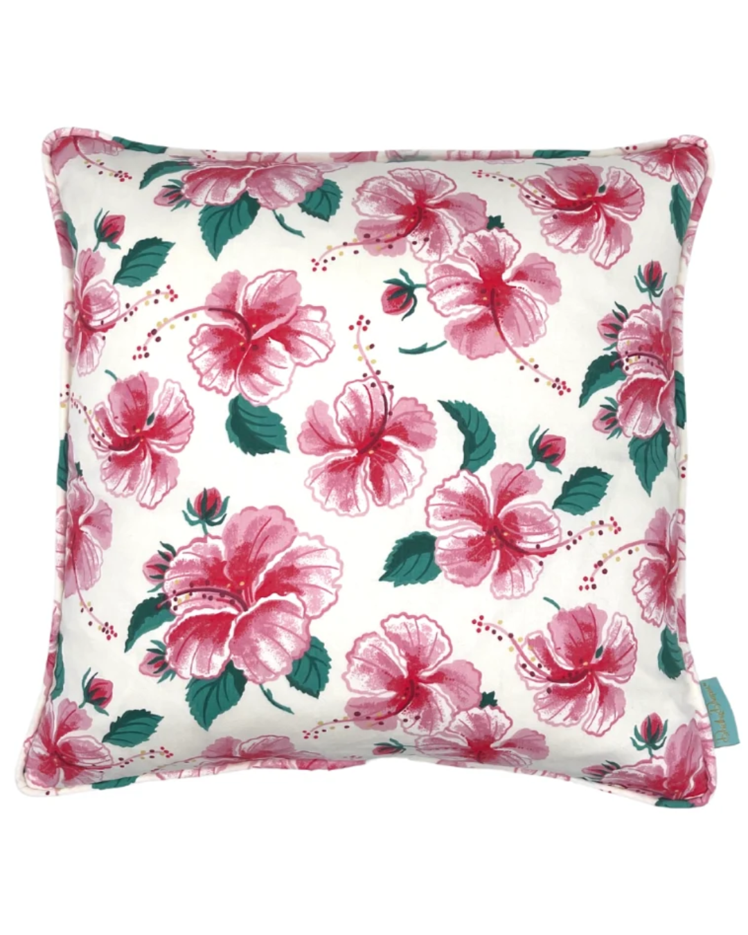 Hibiscus Throw Pillow