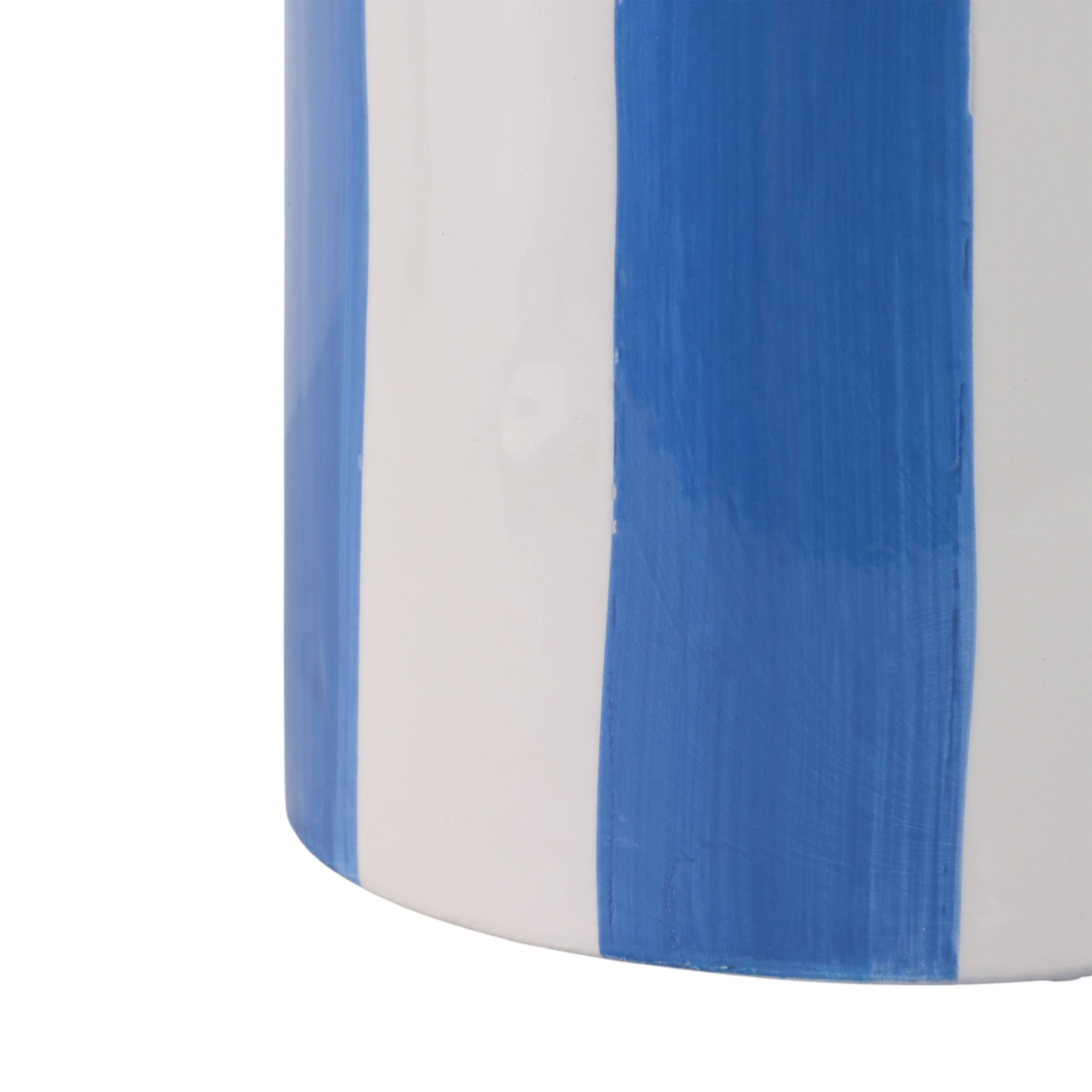 Scallop Stripe Cache Pot