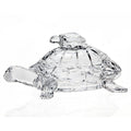 Mackinac Turtles Crystal Lidded Dish Large