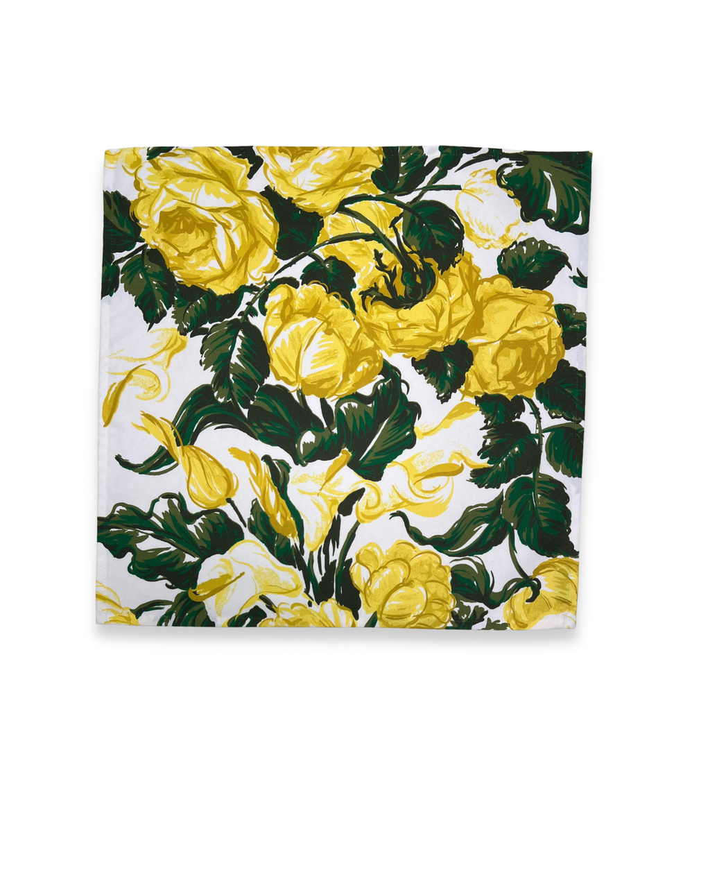 Set of Four Napkins - Saratoga Rose Yellow
