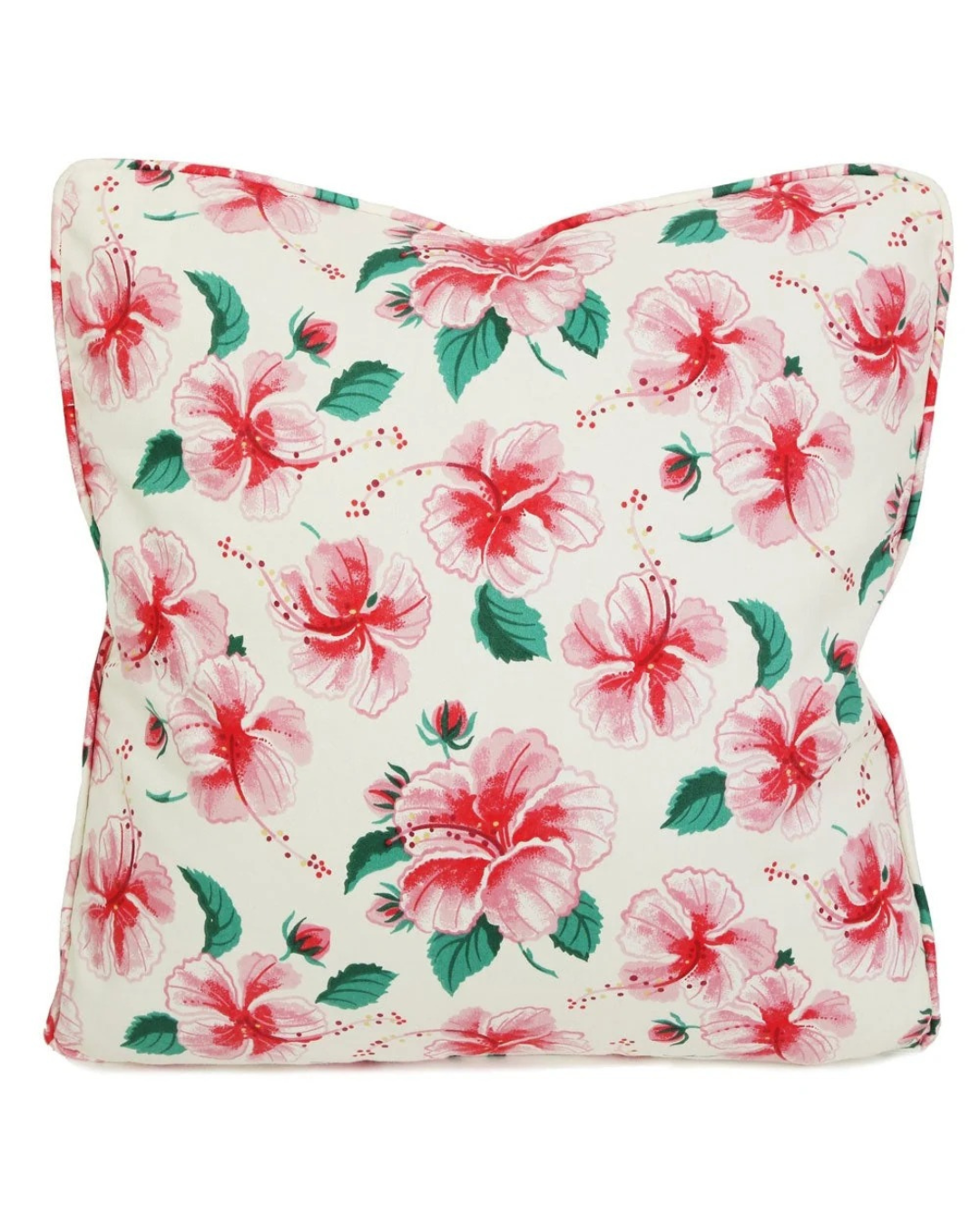 Hibiscus Throw Pillow