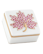 Herend Maple Leaf Box