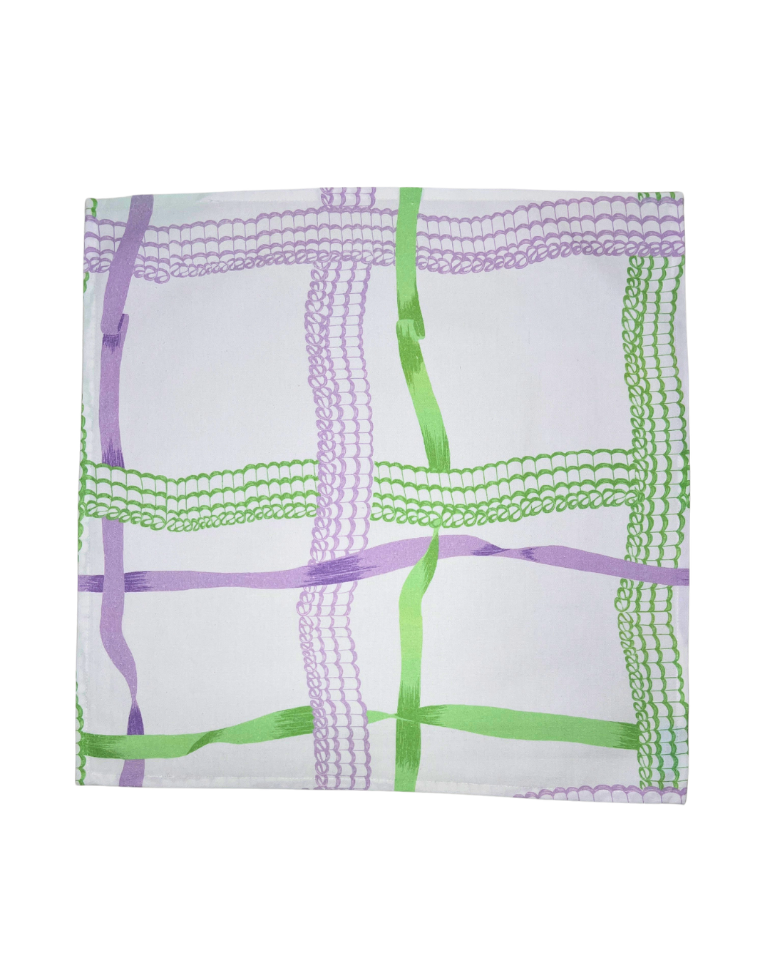 Set of Four Placemats - Nahant Ribbon Lavender/Mint